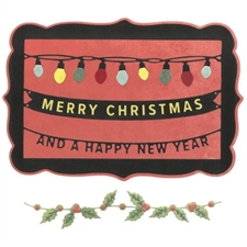 Sizzix Thinlits By 49 & Market - Snap and Swap / Merry Christmas