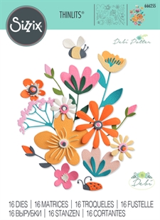 Sizzix Thinlits - Fabulous Bold Florals
