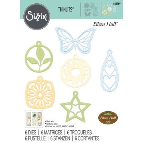 Sizzix Thinlits - Charms (Eileen Hull)