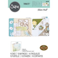 Sizzix Thinlits - Floral Pocket and Paperclips (Eileen Hull)