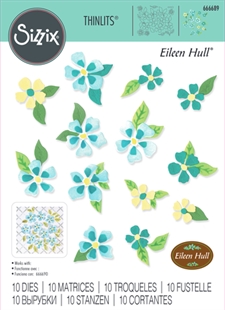 Sizzix Thinlits - Painterly Blooms & Background (Eileen Hull)
