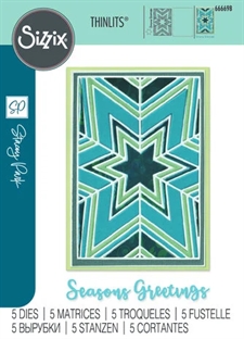 Sizzix Thinlits by Stacey Park - Cosmopolitan Christmas / Star Bright