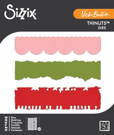 Sizzix Thinlits By 49 & Market / Vicki Boutin - Double Edgers