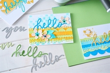 Sizzix Thinlits By 49 & Market / Vicki Boutin - Vicki Script #1