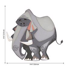 Sizzix Thinlits / Tim Holtz - Colorize Clarence (elefant)