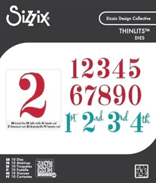 Sizzix Thinlits - Grand Numbers