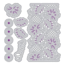 Sizzix Thinlits By 49 & Market / Vicki Boutin - Lovely Lace
