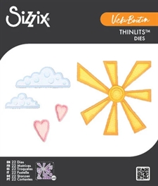 Sizzix Thinlits By 49 & Market / Vicki Boutin - Sunny Days
