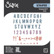 Sizzix Thinlits by Seth Apter - Typography