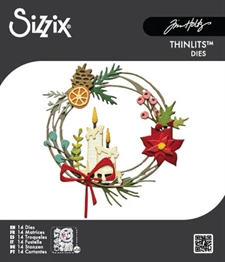 Sizzix Thinlits - Tim Holtz Vault Collection / Festive Wreath