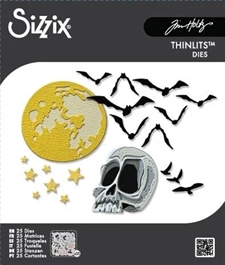 Sizzix Thinlits - Tim Holtz Vault Collection / Moonlight Scare