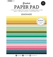 Studio Light Cardstock Pad (A5) - Lemonade
