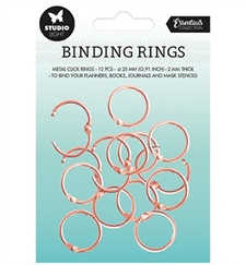 Studio Light Essentials Binding Click Rings (book rings) - Rose Gold