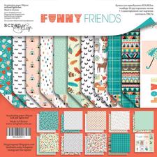 ScrapMir Paper Pack 12x12" - Funny Friends