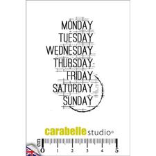 Carabelle Studio Cling Stamp Mini - Monday, Tuesday...