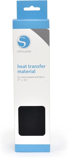 Silhouette Heat Transfer - Smooth / Black 9"