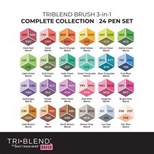 Spectrum Noir TriBlend BRUSH - Complete Collection (24 stk.) (grå æske)