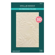 Spellbinders Embossing Folder - 3D Autumn Serenade
