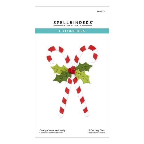 Spellbinders Dies - Candy Canes & Holly