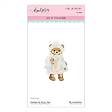 Frank Garcia by Spellbinders Dies - Bundled up Winter Bear