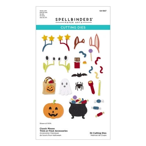 Spellbinders Dies - Classic Mouse Trick-or-Treat Accessories