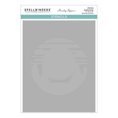 Spellbinders Stencil Set - Classic Road Legends / Scenic Drive