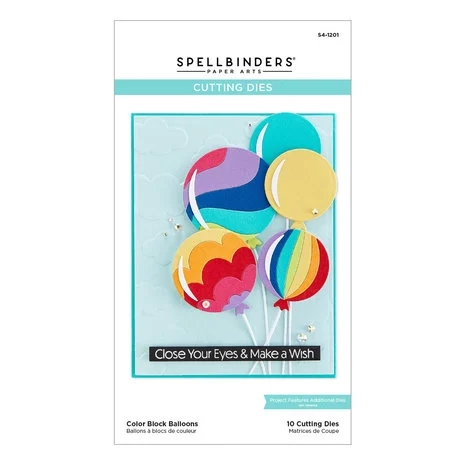 Spellbinders Dies - Color Block Balloons