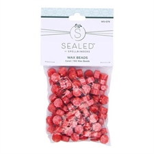Spellbinders Wax Sealed - Wax Beads / Coral