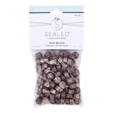 Spellbinders Wax Sealed - Wax Beads / Driftwood