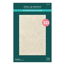 Spellbinders Embossing Folder - 3D Evergreen