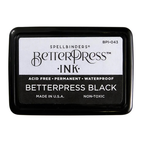 Spellbinders BetterPress Ink - Black (full size)