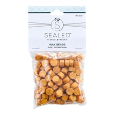 Spellbinders Wax Sealed - Wax Beads / Gold