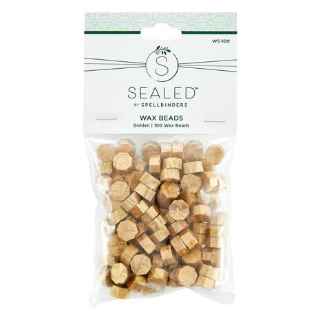 Spellbinders Wax Sealed - Wax Beads / Golden