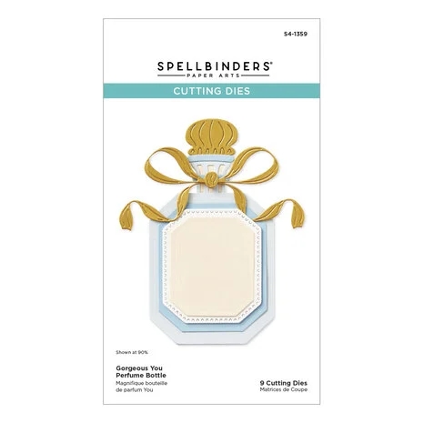 Spellbinders Dies - Gorgeus You Perfume Bottle