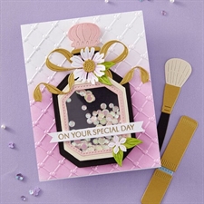 Spellbinders Dies - Gorgeus You Perfume Bottle