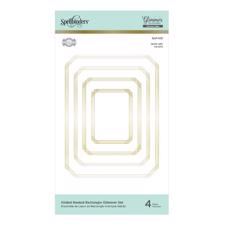 Spellbinders Hot Foil Plate - Glimmer Rectangles Thin Lines
