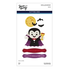 Simon Hurley by Spellbinders Dies - Halloween Hugs / Drac