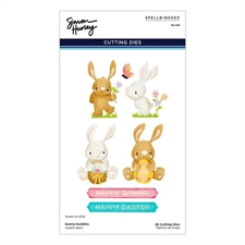 Simon Hurley by Spellbinders Dies -  Happy Spring / Bunny Buddies