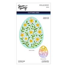 Simon Hurley by Spellbinders Dies -  Happy Spring / In Bloom Egg
