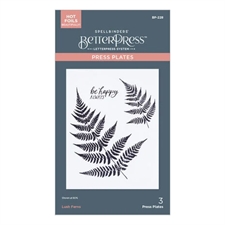 Spellbinders BetterPress Plate - Lush Ferns