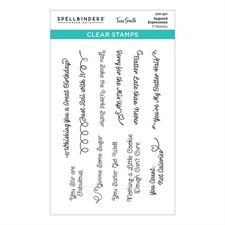 Spellbinders Clear Stamps - Make it & Bake it / Sugared Expressions