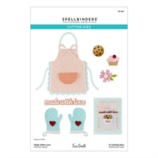 Spellbinders Dies - Make it & Bake it / Made with Love (apron)