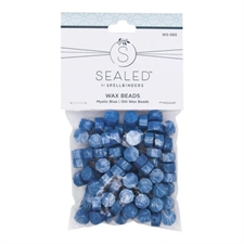 Spellbinders Wax Sealed - Wax Beads / Mystic Blue