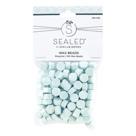 Spellbinders Wax Sealed - Wax Beads / Pistachio