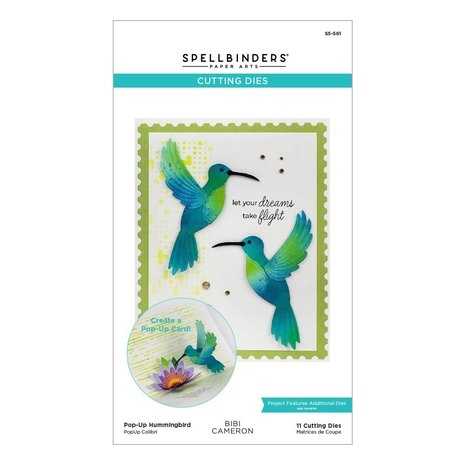 Spellbinders Dies - Pop-Up Hummingbird