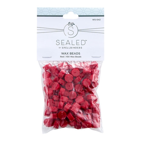 Spellbinders Wax Sealed - Wax Beads / Red
