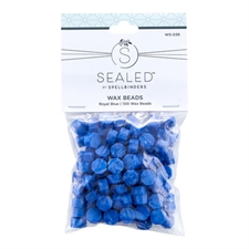 Spellbinders Wax Sealed - Wax Beads / Royal Blue