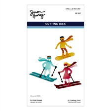 Simon Hurley by Spellbinders Dies - Ski-son's Greetings / Hit the Slopes
