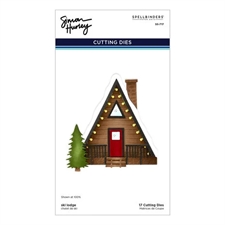 Simon Hurley by Spellbinders Dies - Ski-son's Greetings / Ski Lodge