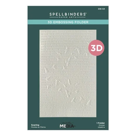 Spellbinders Embossing Folder - Dina Wakley / 3D Soaring